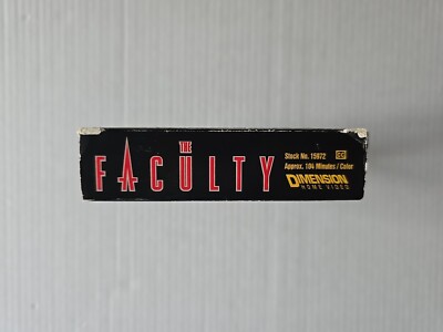 The Faculty (VHS, 1999, Rare, Blockbuster) 786936091557| eBay
