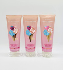 3 Bath  Body Works Fruity Sherbet Scoop Ultimate Hydration Body Cream 8 oz New