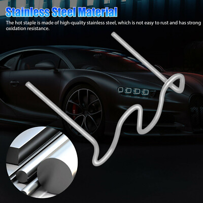 Bumper Repair 150W Plastic Welder Kit - 2-in-1 Hot Stapler With 100 Rods & 600 Staples For Car Bumpers & Plastic Repair 150W Plastic Welding Kit - Foto 6