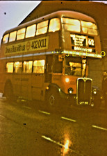 ORIGINAL 35mm SLIDE 10490-LondonBuses RT2541 LYF190 *RT LAST DAYS* Barking6.4.79