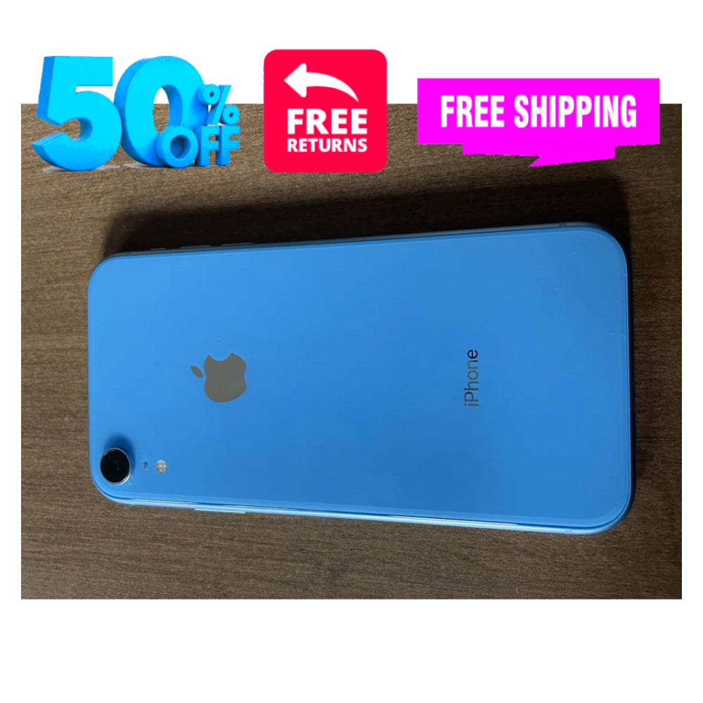 Apple iPhone XR 64GB GSM + CDMA Unlocked Verizon Coral Blue