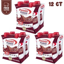 Premier Protein Shake, Chocolate, 30g Protein, 11 fl oz, 12 Ct