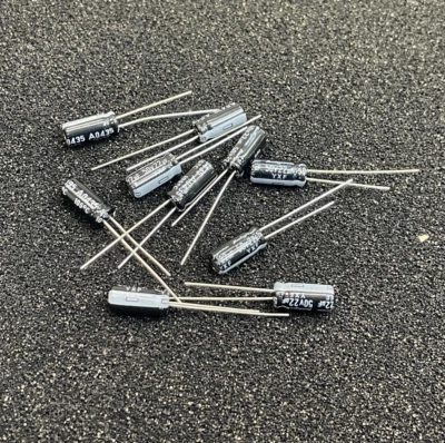 RUBYCON 50YXF22M5X11 (Pack of 10) PANASONIC 22uF Electrolytic Capacitor 50V 20% 5 x 11mm