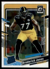 BRODERICK JONES 2023 OPTIC Pittsburgh Steelers #285 RATED ROOKIE