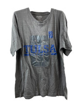 Old Varsity Brand Herren Tulsa Hurricane Kurzarm Grau, Groß