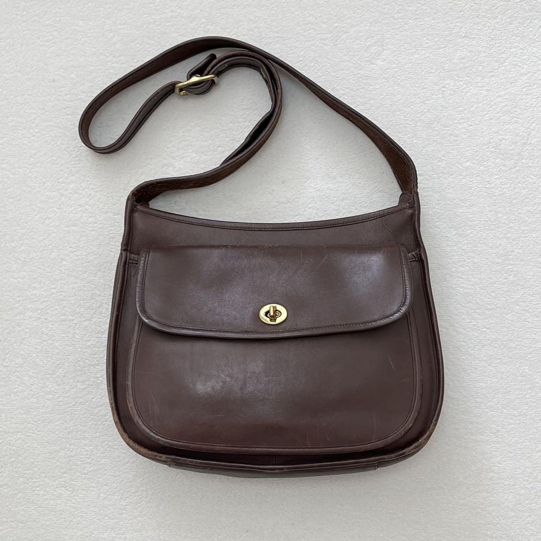 Rare Made In USA Old Coach 9980 Shoulder Bag Dark Brown Rare Made In USA Old Coach 9980 Shoulder Bag Dark Brown