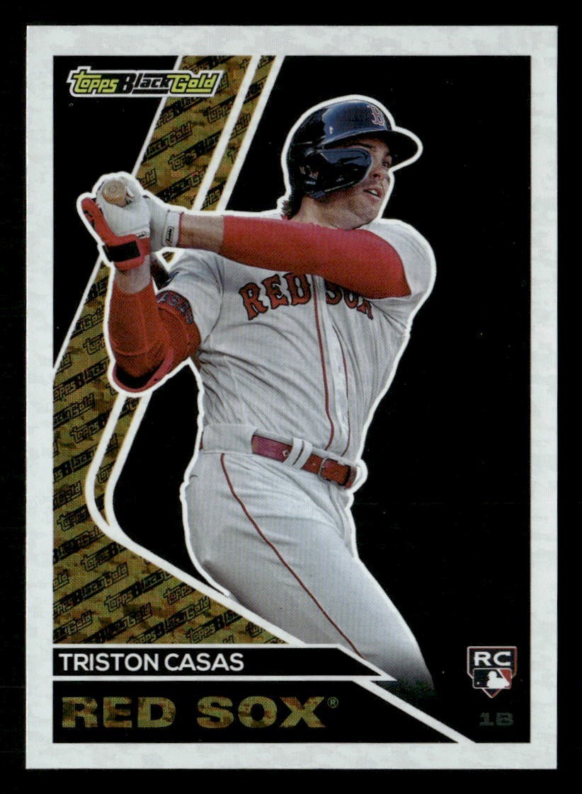 2023 Topps Update Black Gold #BG-9 Triston Casas RC