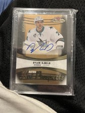 2015-16 Fleer Hot Prospects Autographed Dylan Demelo 035/299 Mint In A Case 