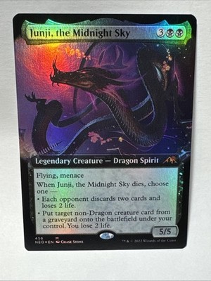 Junji, the Midnight Sky (Extended Art) Kamigawa: Neon Dynasty Foil, Mythic, 456