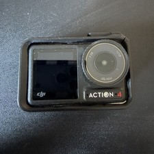 DJI Osmo Action 4 Action Camera   DAMAGED   Hard Shell Case Included   AS-IS
