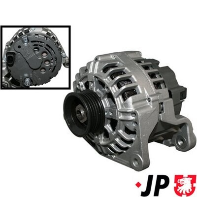JP GROUP Lichtmaschine Generator Lima JP 1190100900 für 3B2 3B5 VW SKODA A6 A4 1