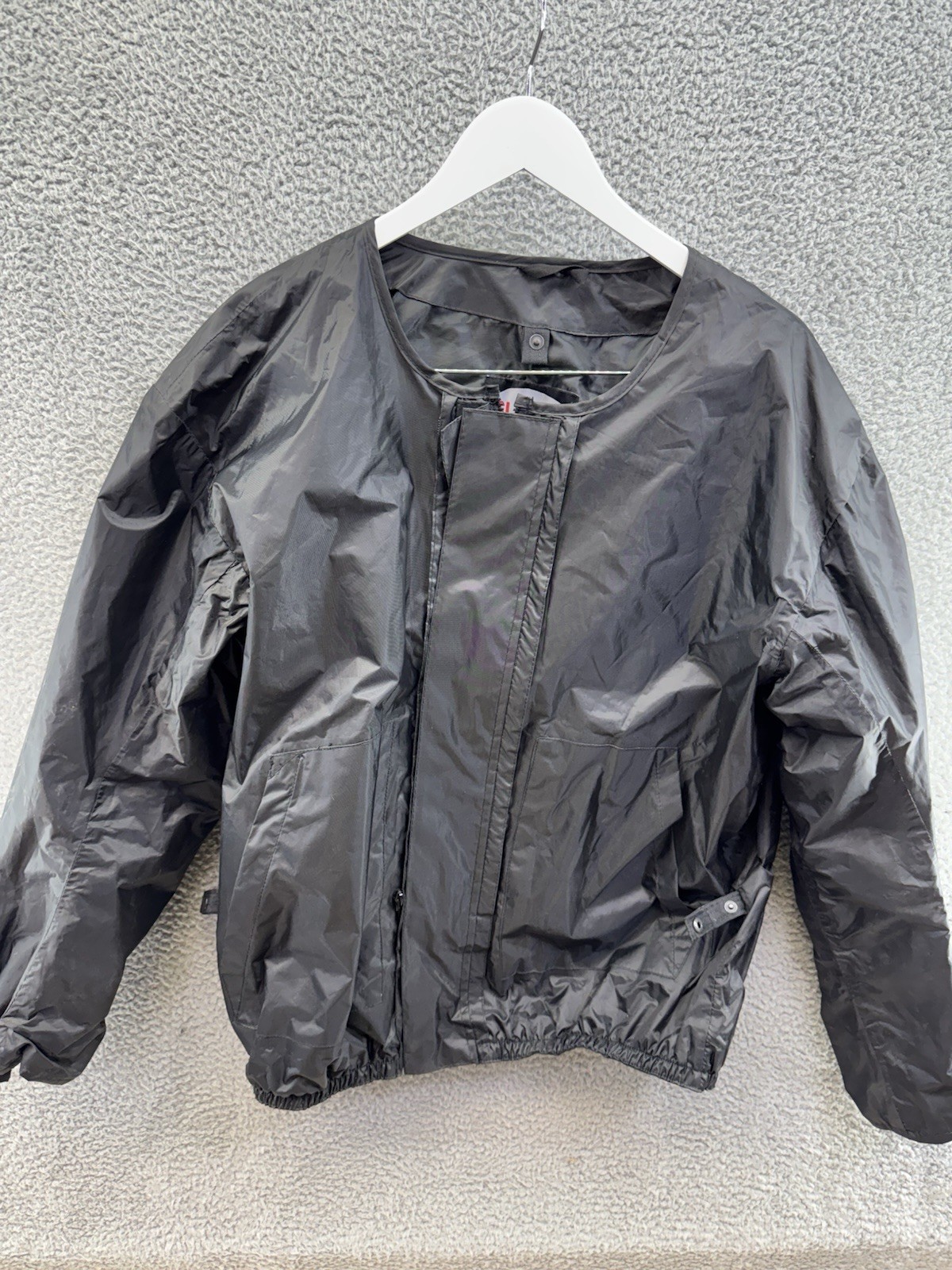 Sliders Black Polyester Zip Light Jacket/Pants Me… - image 1