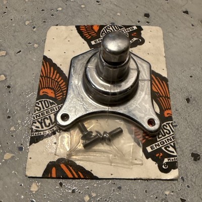 Ds-272217 custom cycle engineering Chrome Solenoid Cover Starter Button