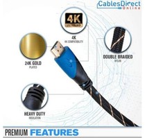 Gold 4K HDMI Cable 2.0 PREMIUM 40ft
