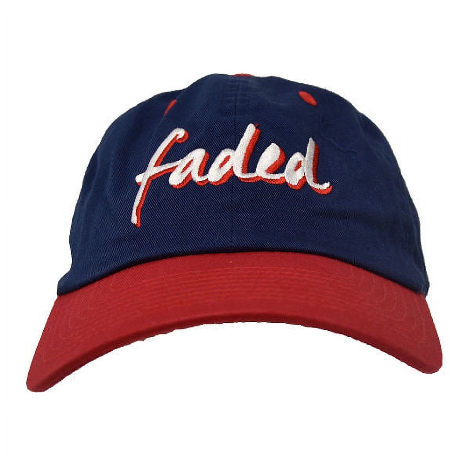 Выцветшая кепка дальнобойщика с регулируемой посадкой по размеру мужской кисти для рисования синимкрасным шрифтом 2990₽