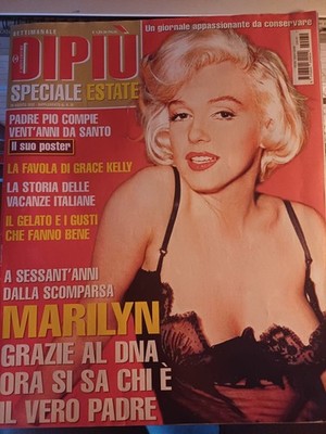 DI PIU 20 Agosto 2022 Speciale Estate :  Marilyn Monroe  , Grace Kelly