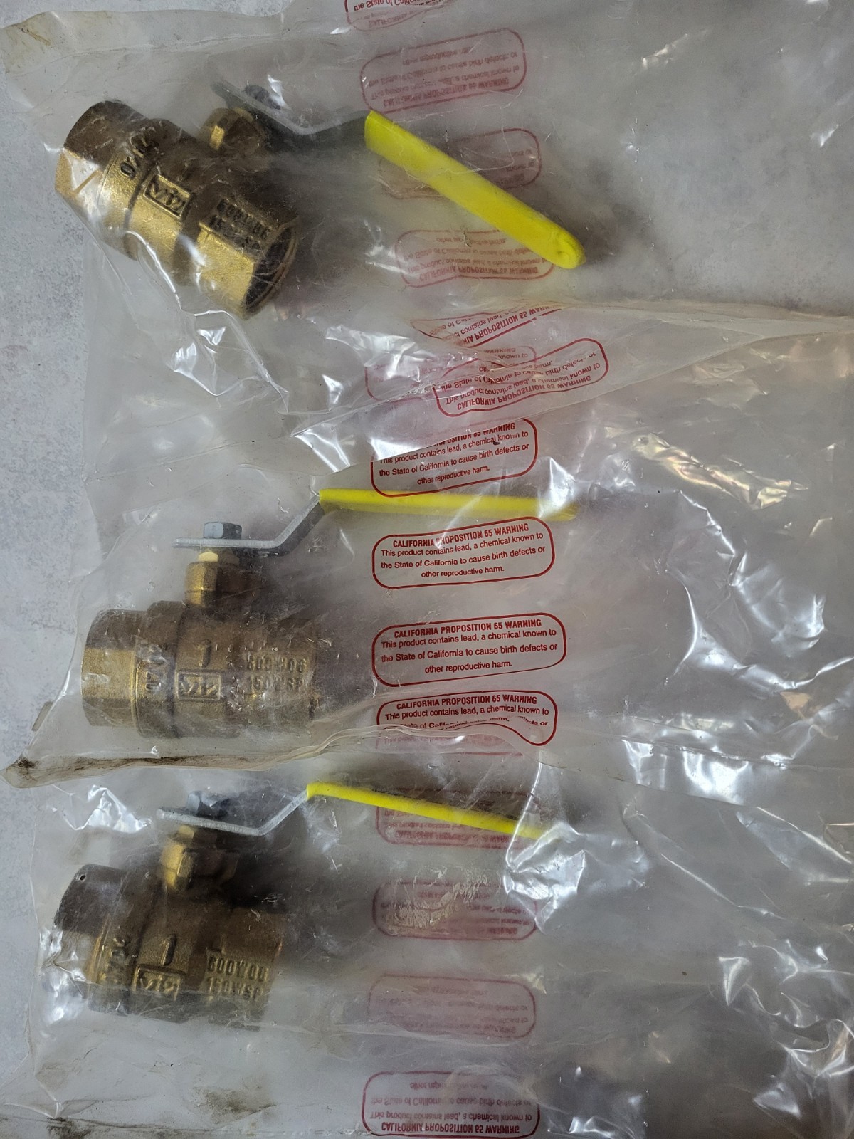 1  1/4" Brass Plumbing Shut Off Valve Trim and Drain 5544F
