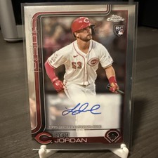 2025 Topps Chrome Levi Jordan Base RC Auto #RA-LJ Reds