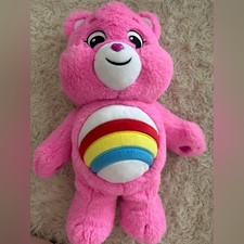 Care Bears Pink Plush with Rainbow Belly