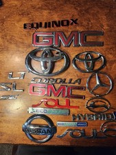 18 Assorted Car Emblem Lot . Used 18 Assorted Car Emblem Lot . Used