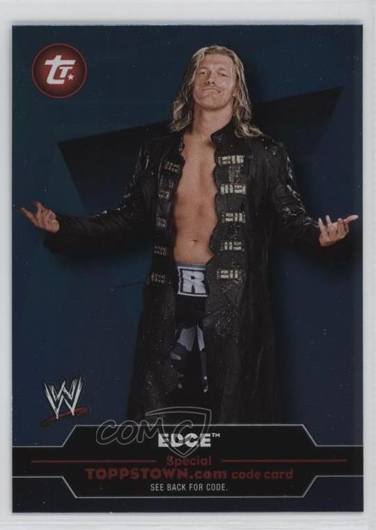 2010 Topps WWE ToppsTowncom Code Cards Edge #TT14 0b3