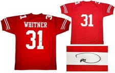 San Francisco 49ers Donte Whitner Autographed Signed Red Jersey Beckett