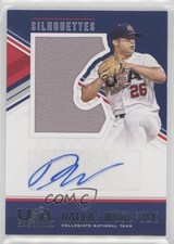 2018 USA Baseball Stars & Stripes Jerseys Blue Ink /199 Dallas Woolfolk Auto 0a2