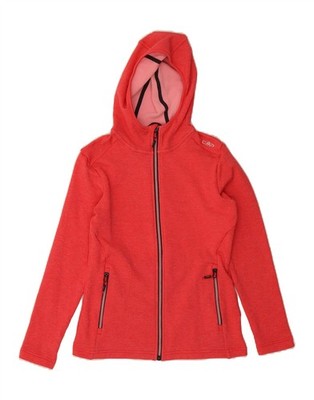 CMP Womens Zip Hoodie Sweater UK 10 Small Red CW35