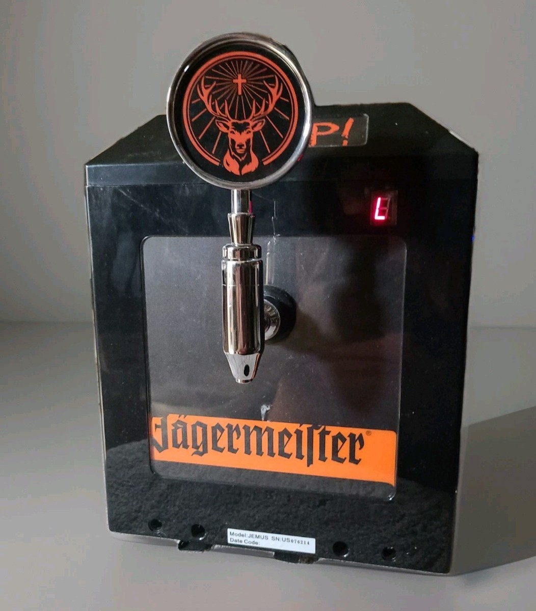 Jagermeister 3 Shot Tap Machine JEMUS Refrigerated Shot Dispenser