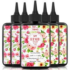 500g żywica UV przezroczysta, żywica UV twarda, krystalicznie czysta przezroczysta solarna szybkoutwardzająca...