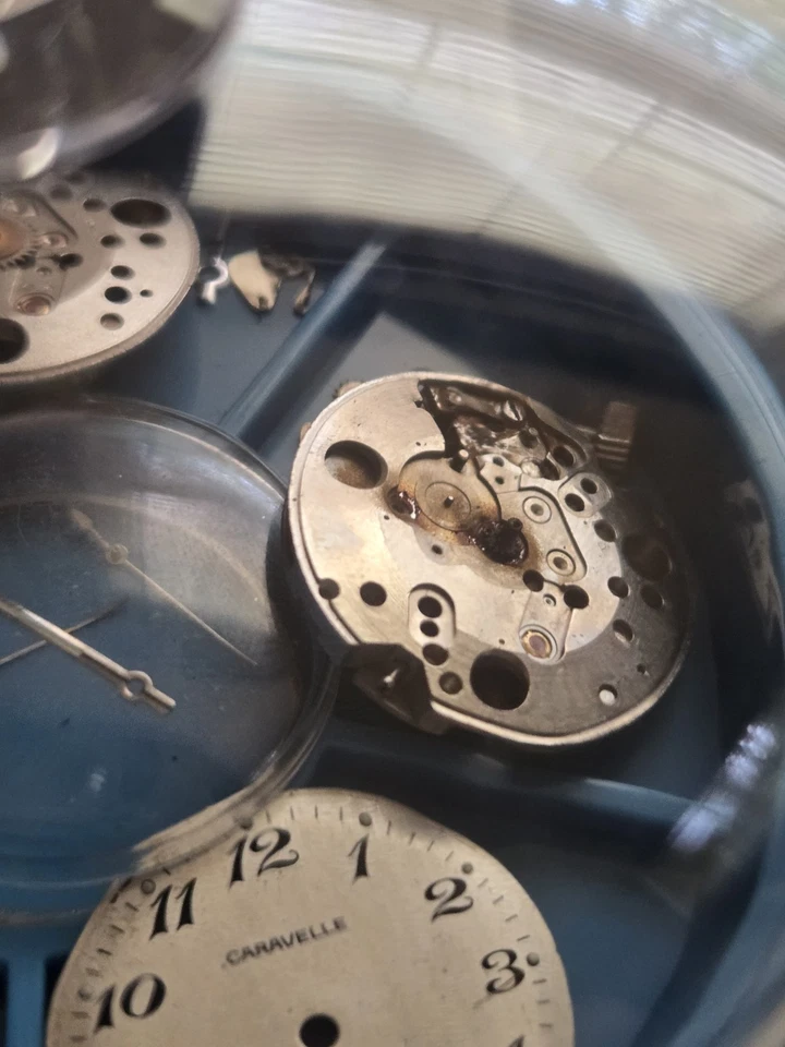 Vintage 1977 Bulova Caravelle 'R300' COKE DP17 Movements for PARTS - Image 4 of 4