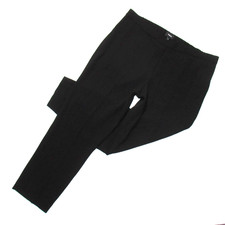 NWT THEORY Treeca Pull on in Black Admiral Stripe Crepe Ankle Pants 12