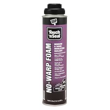 Touch 'N Seal 7565029712 Spray Foam Sealant, 20 Oz, Aerosol Can, White,