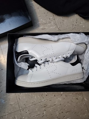 Size 9.5 - Raf Simons x adidas Stan Smith Optic White Black