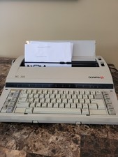 Olympia XL121 Typewriter works- see description  thumbnail