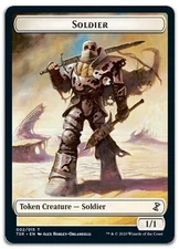 Soldier Token #2 (NM) Time Spiral Remastered TSR Magic MTG