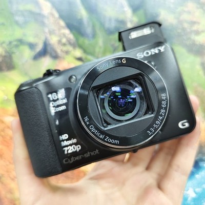 Sony Cyber-Shot DSC-H90 Black Digital Camera 16.1MP 16x Optical Zoom English