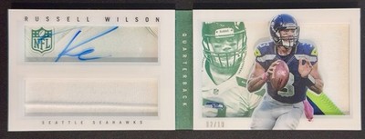  2013 Panini Playbook Russell Wilson Autographed Booklet 2/10  