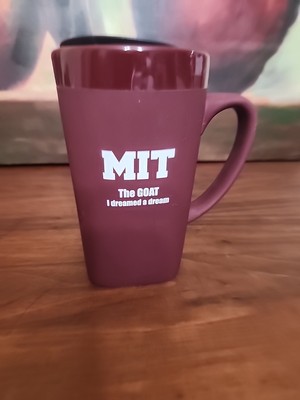 Fanatic MIT Massachusetts Institute of Technology Travel Mug Burgandy GOAT Dream