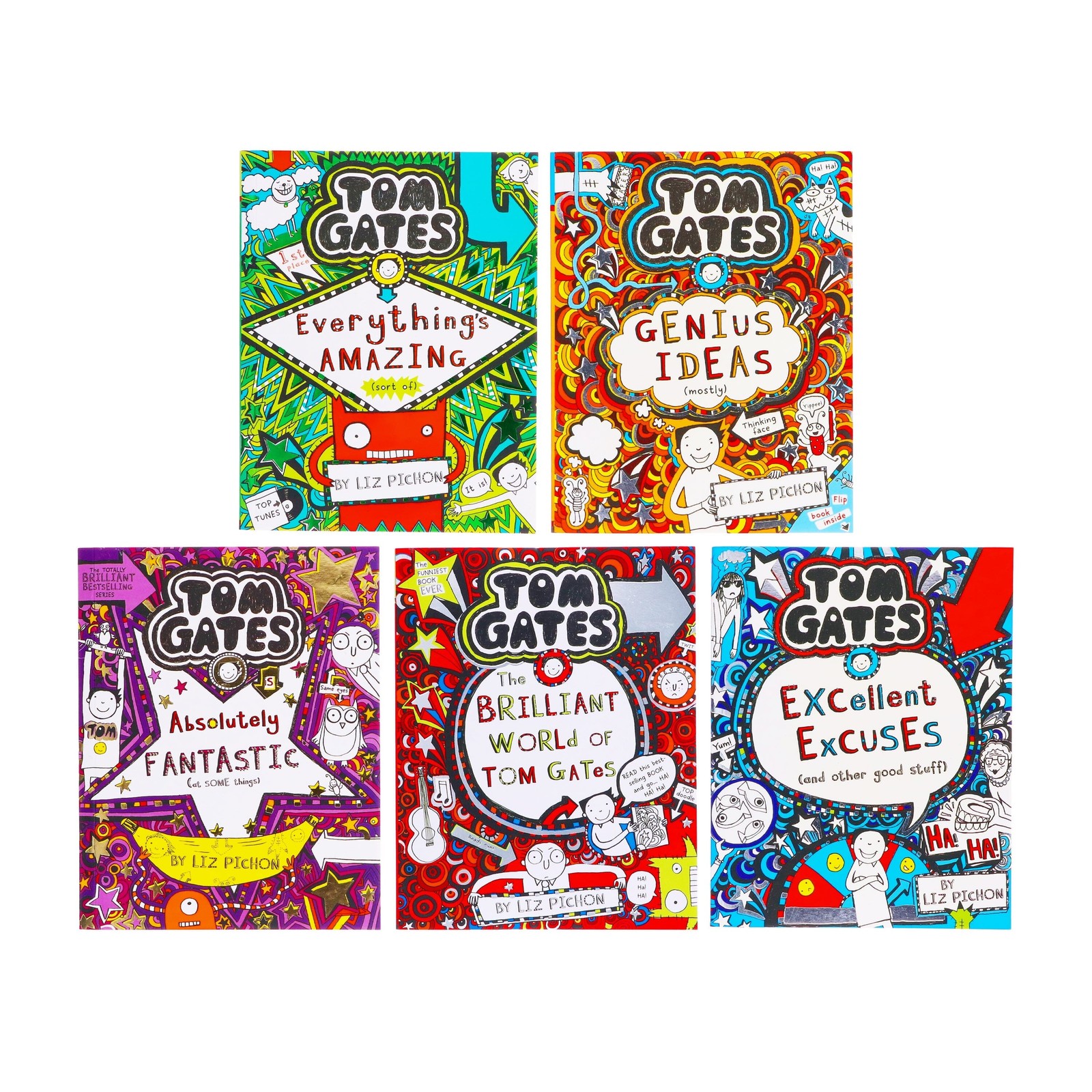 Tom Gates Series 5 Books Set by Liz Pichon 1-5 Set - Ages 9-14 - PB - Image 13