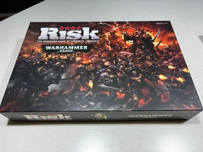 RISK Warhammer 40,000 40K Board Game Of Conquest USAopoly Hasbro Open-Box (2020)