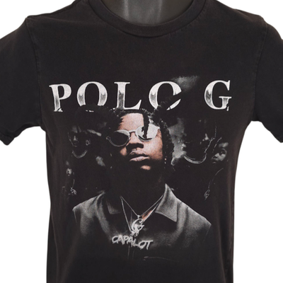 Polo G T Shirt Mens Size XS Black Capalot Rap Hip Hop Tee | eBay