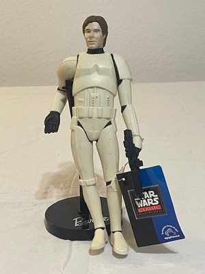Vintage Star Wars 9'' Han Solo White Stormtrooper 1995 Applause Lucas Film