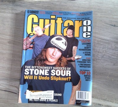 Guitar One Magazine March 2003 Stone Sour Slipknot Guitar Lessons Music