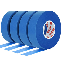 4 Rolle Malerkrepp, 50M X 24Mm Kreppband Blau Malerband Masking Tape Abklebeband