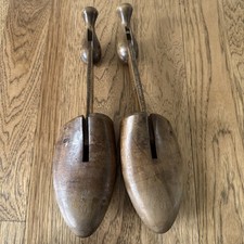 Vintage Wooden Shoe Tree Stretchers Mens Size 10  3 and 10
