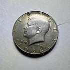 1966 Kennedy Half Dollar 50C Coin 40% Silver Circulated Uncertified
