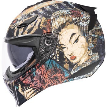 Icon Threshold Modular Helmet Full Face - Odokuro Black - Adult