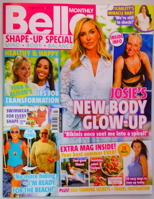 Bella Monthly magazine Shape-up special #3 2026 Josie Gibson's new body glow-up