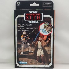 Star Wars Vintage Collection Obi-Wan Kenobi Airborne Clone Trooper 3.75 In Hand